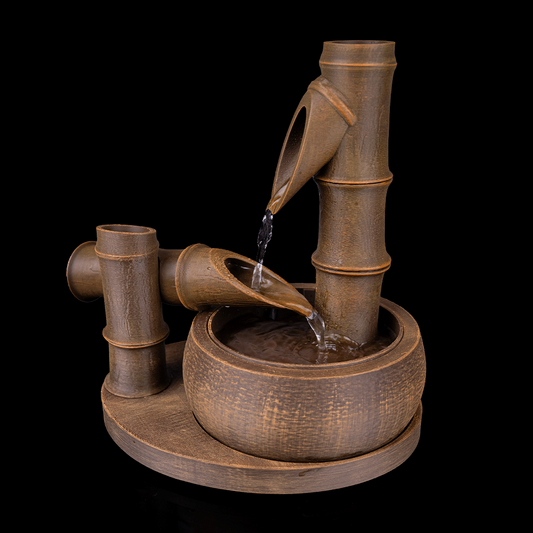 Bamboo water fountain