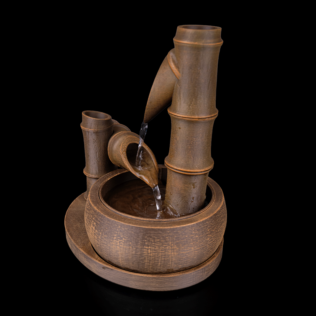Bamboo water fountain