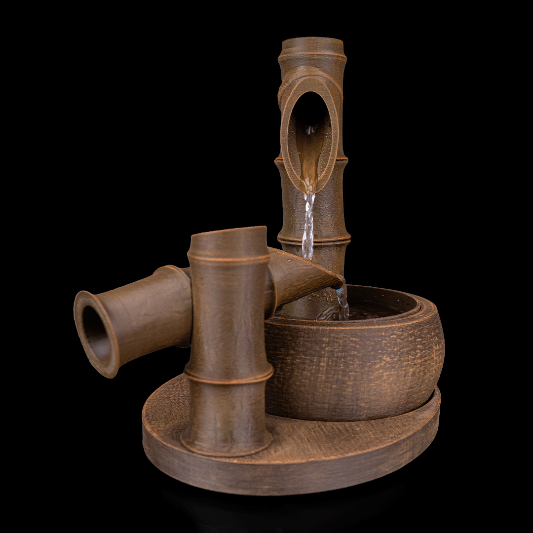 Bamboo water fountain
