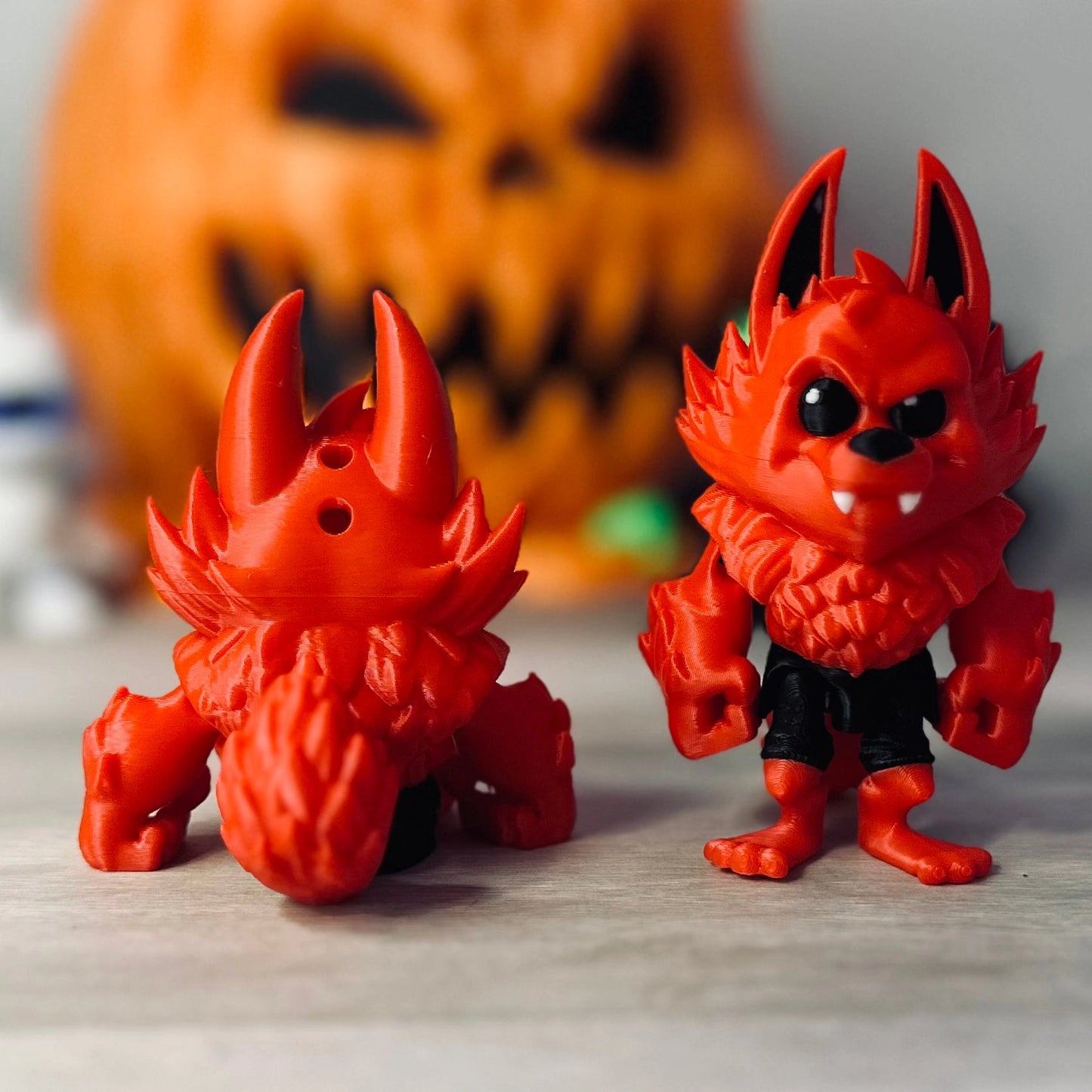 Articulating Werewolf keychain