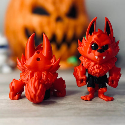 Articulating Werewolf keychain