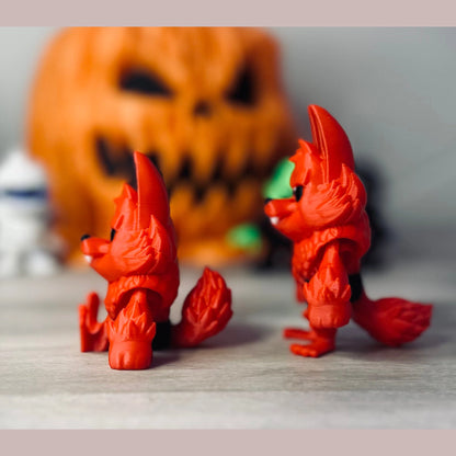 Articulating Werewolf keychain