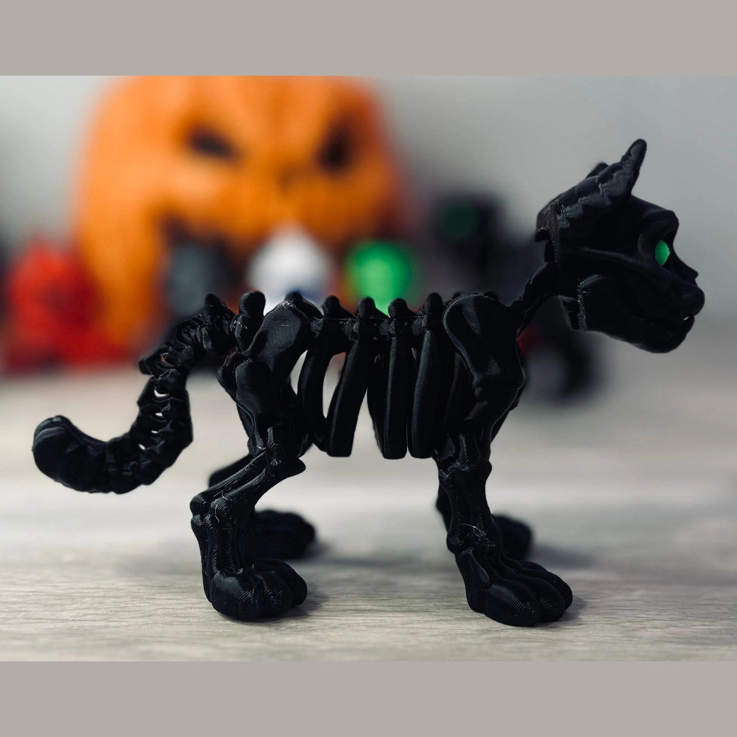 Skeleton cat