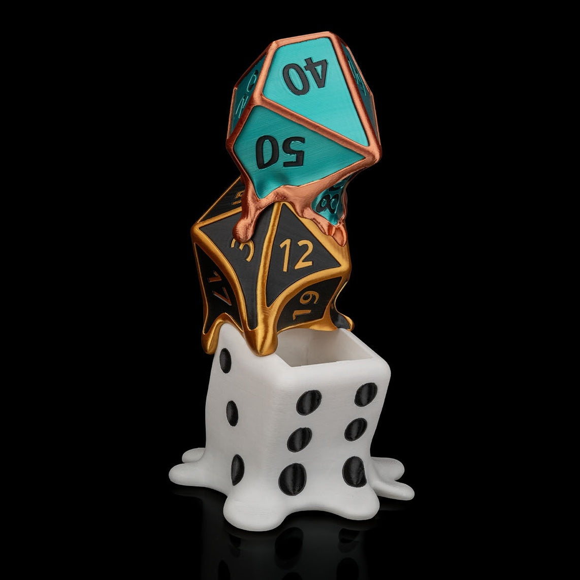 Melted Dice Set Planter