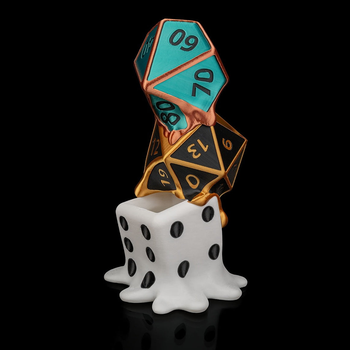 Melted Dice Set Planter