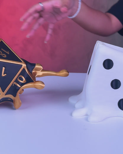 Melted Dice Set Planter